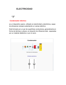 Condensador eléctrico