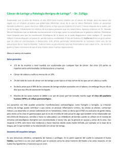 Ca de Laringe - medicina