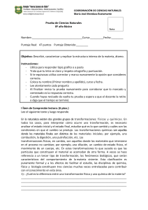 ejemplo tabla de especificación