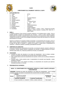 I. El comportamiento del consumidor y servicio al cliente - fca