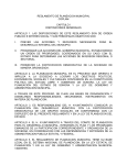 Reglamento de Planeación Municipal para el Municipio de Benito