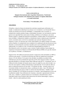 SIMPOSIO INTERNACIONAL FAO, Roma 7
