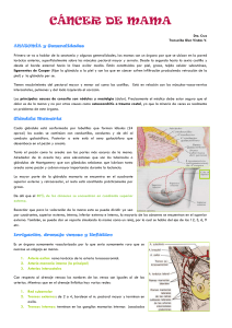 CÁNCER DE MAMA Dra. Cruz Transcribe Glen Vindas V