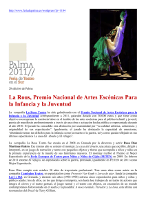 Nota de prensa - La Rous Teatro