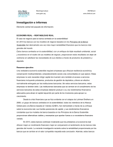 Investigación e informes - Global Alliance – For Banking on Values