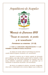 Mensaje de Cuaresma 2015 - Arquidiócesis de Acapulco