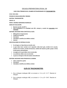 guía de trigonometría