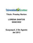 Título: Presley Norton LORENA SANTOS SÁNCHEZ Guayaquil, 2