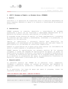 1. (S017) Programa de Fomento a la Economía Social