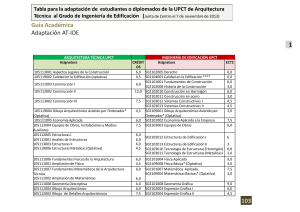1 - Escuela T&eacute;cnica Superior de Arquitectura y Edificaci&oacute;n
