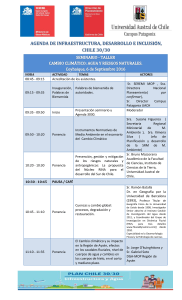 Programa seminario - Campus Patagonia