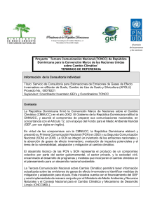 Terminos de Referencia - UNDP | Procurement Notices