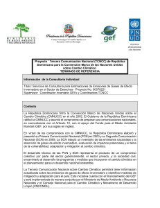 Terminos de Referencia - UNDP | Procurement Notices