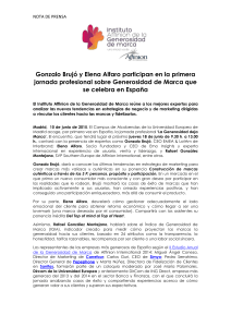 Descargar Nota de Prensa - Instituto Affinion de la Generosidad de