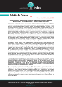 Boletín de Prensa 68 – Encuentro Nacional para la Entrega del