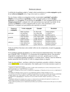 Perífrasis verbales