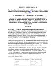 Decreto Nº 069 de 18-01-2010. Presidencia de la República.