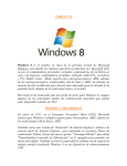 TAREA Nº II Windows 8 es el nombre en clave de la próxima versión