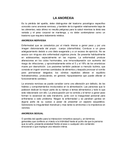 la anorexia - Wikispaces
