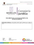 Reglamento de la Ley de Salud Mental del Estado de Morelos