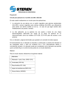 Proyecto 20 Circuito para aplicación de ALA-005, ALA