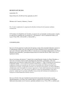 DECRETO 1873 DE 2014 (septiembre 29) Diario Oficial No. 49.289