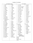 Vocabulario 11: la naturaleza Los sustantivos (nouns) LOS