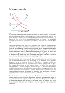 La teoría del consumidor