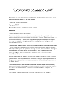 Economía Solidaria Civil