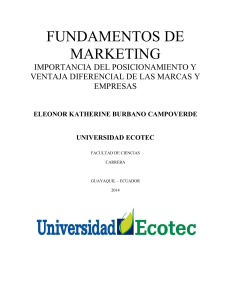 fundamentos de marketing - Ecomundo Centro de Estudios
