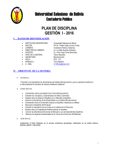 Lic. Victor Hugo Flores Benavides - Universidad Salesiana de Bolivia