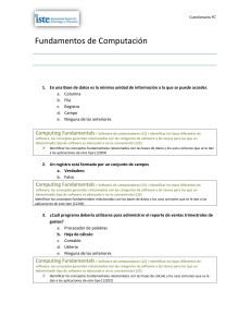 Computing Fundamentals