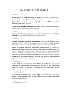 Cuestiones del Tema 6 Pág. 112 → 1, 2 y 3 1) ¿Qué necesitan las