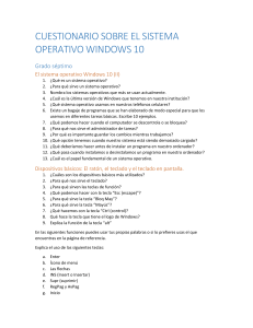 El sistema operativo Windows 10 (II)