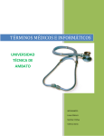 términos médicos - Terminos Médicos e Informáticos