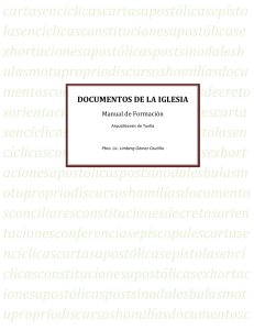 DOCUMENTOS DE LA IGLESIA