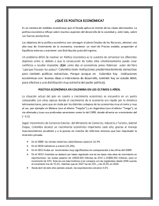 ¿qué es política económica?