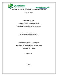 LEY DE OHM