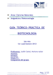 ACTIVIDAD N°1: ¿QUÉ ES LA BIOTECNOLOGÍA?