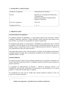 administracinonSistemasI - Instituto Tecnológico de Morelia