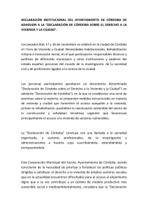 Texto de adhesión en doc - declaraciondecordoba.org