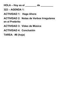 Tarea 10 Notas (estar, andar, tener