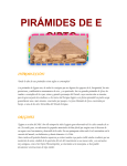 LAS PIRÁMIDES EGIPCIAS Archivo