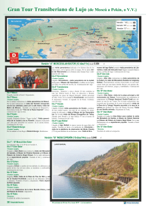 gran tour transiberiano de lujo "a", "b" y "c"