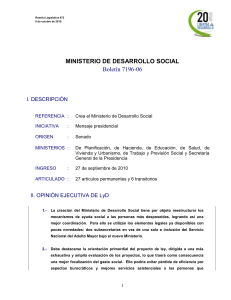 ministerio de desarrollo social
