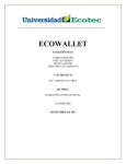 eco-wallet - Ecomundo Centro de Estudios