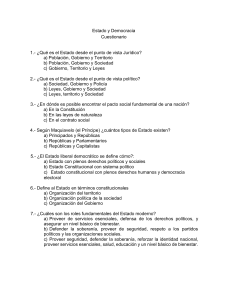 i modulo estado y democracia cuestionario