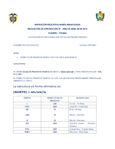 español primer periodo - Institución Educativa María Inmaculada de