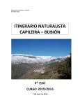 itinerario naturalista capileira – bubión 4º eso curso 2015/2016