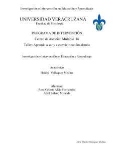 programa de intervención